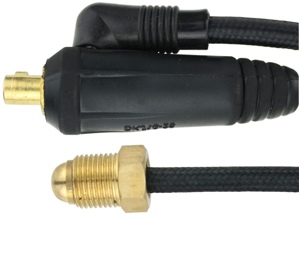 Dinse Style Welding Cable Plug Connector Different Sizes 10-25, 35-70 and  70-95