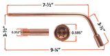 Acetylene Heating Tip J-63 Fits E-43 & D-85 style Mixers - Compatible with Harris