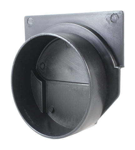 End Outlet Connector for Black Plastic Drain UA-100 Series