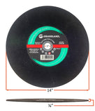 Cutting Disc, Concrete/Masonry/Stone Cut-off Wheel for Chop Saw - 14" x 1/8" x 1" - T41
