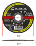Cutting Disc, Multi-Purpose Freehand Cut-off wheel - 4-1/2" x 0.04" x 7/8" - T41