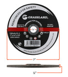 Grinding Disc, Aluminum Grinding wheel - 7" x 1/4" x  7/8" - T27