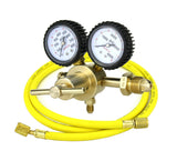 Nitrogen Gas Regulator 0-600 PSIG - HVAC Purging - Pressure Charge - 1/4" Flare Connector - LIFETIME WARRANTY