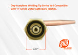 Oxy-Acetylene Welding Tip Series W-J Compatible with "J" Series Victor Ligth Duty Torches