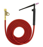 SÜA 9V TIG torch assembly with SÜAFlex cable and stud connector
