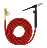 SÜA 17V TIG torch assembly with SÜAFlex cable and stud connector