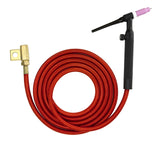 SÜA 26V TIG torch assembly with SÜAFlex cable and stud connector