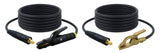 Black welding lead set with AF-3 holder, copper clamp and LC-40 connectors