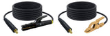 Black welding lead set with AF-50 holder, high-copper clamp and LC-40 connectors