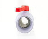 URA WATER PVC Ball Valve - 4 Inch - Threaded - Schedule 40