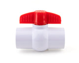 URA WATER PVC Ball Valves - 1/2 to 1-1/2 Inch - Socket - Schedule 40