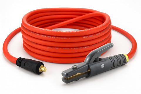 SÜA ULTRA FLEX - 200 Amp Welding Electrode Holder Lead Assembly - #2 AWG 100% Copper Cable
