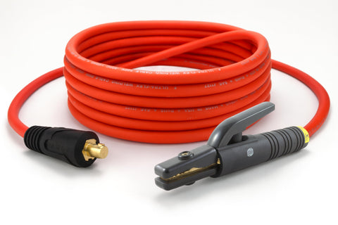 SÜA ULTRA FLEX - 300 Amp Welding Electrode Holder Lead Assembly - #1 AWG Cable