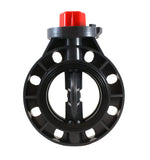 URA WATER PVC Butterfly Valves - EPDM Seals - 3, 4 & 6 Inch