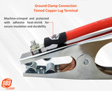 SÜA ULTRA FLEX - 200 Amp Welding Ground Clamp Lead Assembly - #2 AWG 100% Copper Cable