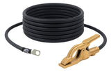 SÜA 350 Amp Welding Ground Clamp Lead Assembly - 1/0 AWG cable - High-Copper Clamp