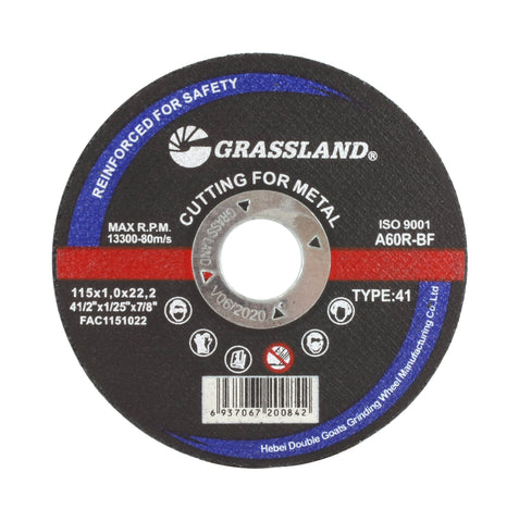 Thin Cutting Disc, Steel Freehand Cut-off wheel - Flat - 4-1/2" x 0.04" x 7/8" - T41 - 10 Pack