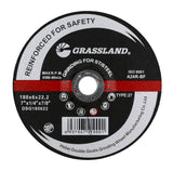 Grinding Disc, Stainless Steel Grinding wheel - 7" x 1/4" x 7/8" - T27 - 10 Pack