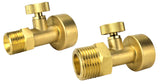 SÜA® - Propane and Oxygen Adaptors with Valve for Disposable Propane and Oxygen Canisters/Tanks