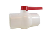 PVC COMPACT BALL VALVE - 4" - Threaded - Sanipro