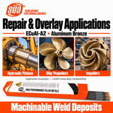 SÜA ECuAl-A2 repair and buildup applications