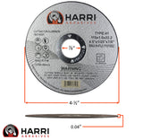 Cutting Disc, Aluminum Freehand Cut-off wheel - 4-1/2" x 0.04" x 7/8" - T41