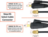 SÜA®Flex - 9V, 125 A, Air Cooled - TIG Torch - 1-Piece Cable - Dinse Connector