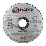 Aluminum Cut-Off Wheel, 4-1/2 x 0.04 x 7/8, T41: label side