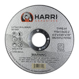 Harri aluminum T41 cutting disc, front label