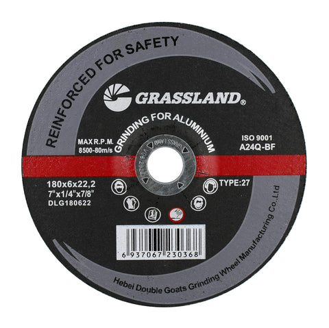 Grassland 7-inch aluminum T27 grinding disc, front label