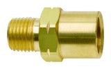 AW15 brass TIG water adapter with male NPT fitting