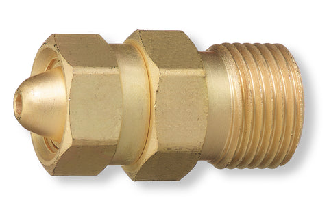 CGA-200 to CGA-300 brass adapter