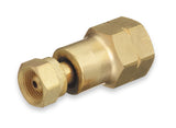 CGA-200 to CGA-510 brass adapter
