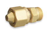 CGA-300 to CGA-520 brass adapter
