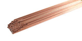 Bundle of copper-coated ER70S-3 TIG filler rods
