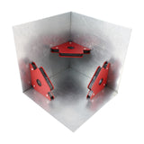 Magnetic welding holders positioning multiple sheet-metal panels