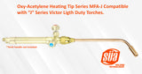 MFA-J tip fitted to a J-series torch handle for illustration