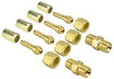 Type B hose connectors, couplers and ferrules