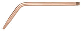 Bent copper 23A90 tip with threaded end