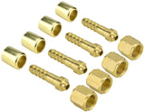 Type A hose nuts, nipples and ferrules