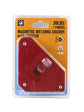 Welding magnet in labeled retail packaging