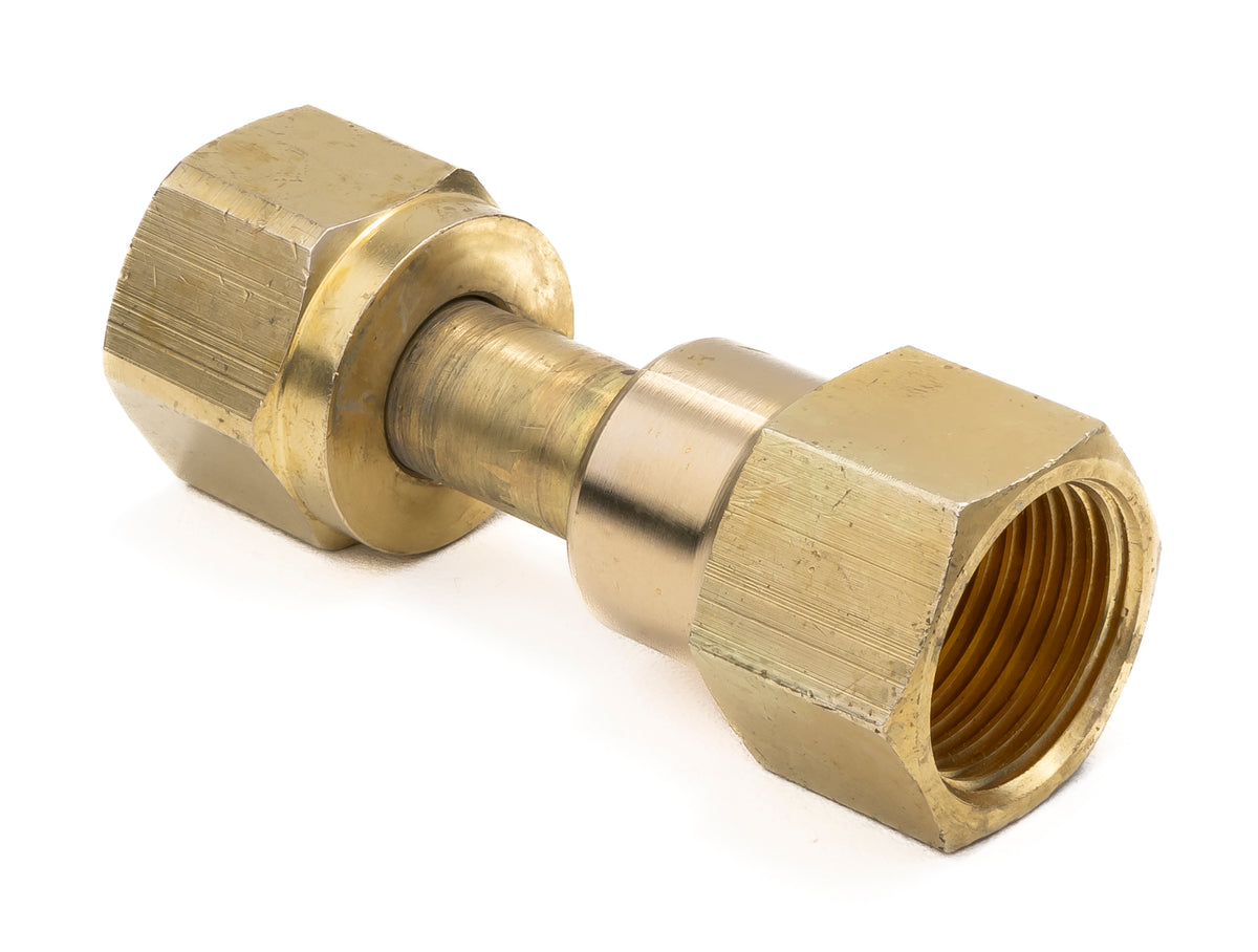 Brass CGA-320 to CGA-580 adapter