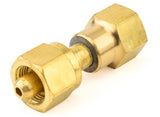 Brass CGA-346 to CGA-580 adapter