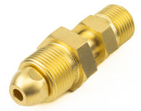 Brass CGA-580 to CGA-320 adapter