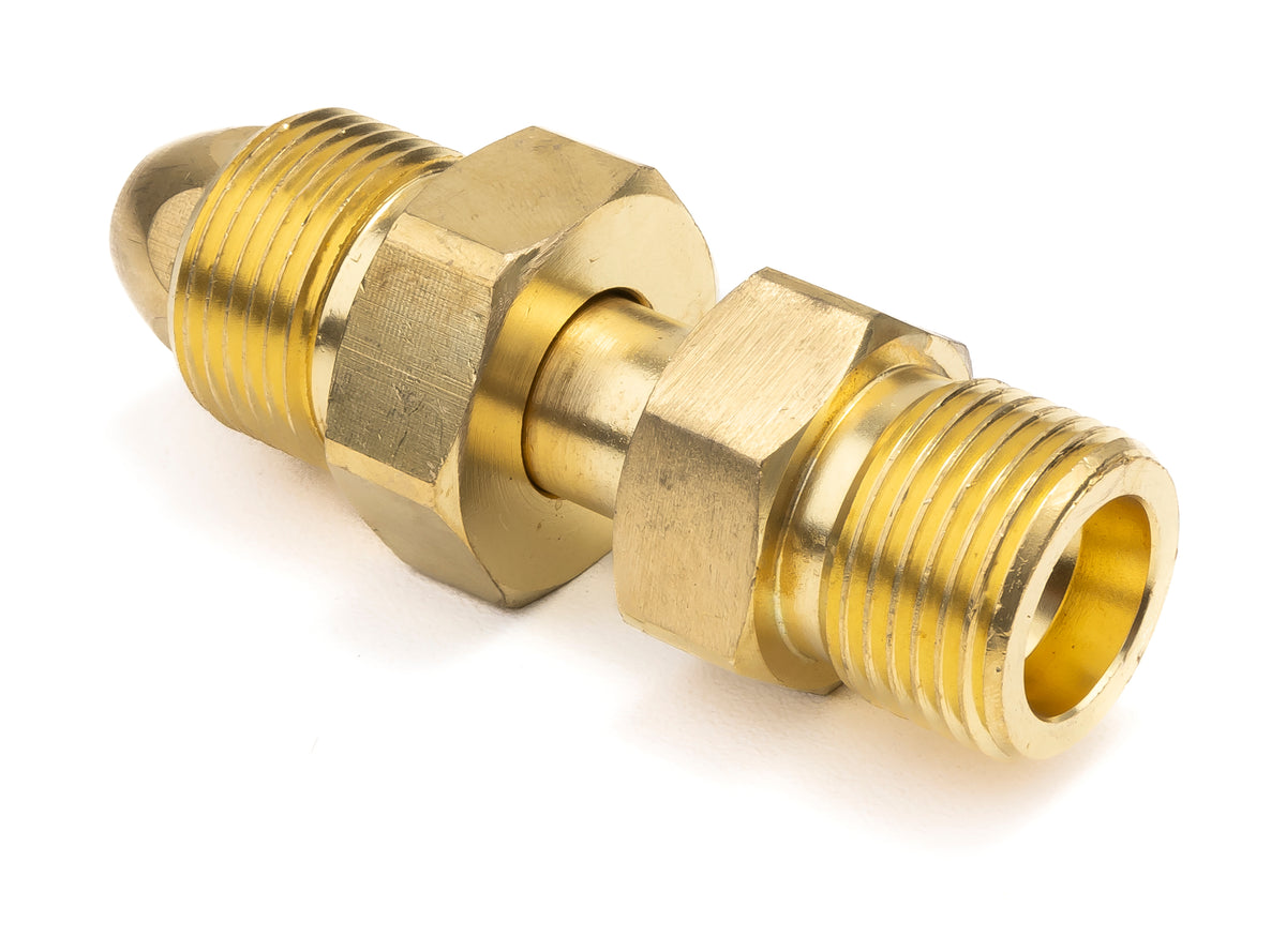 Brass CGA-580 to CGA-540 adapter