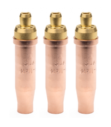 Three HPN copper and brass cutting tips