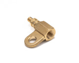 Brass female connector with hose barb