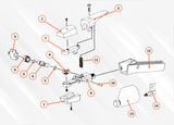 Exploded K4000 gouging torch parts diagram