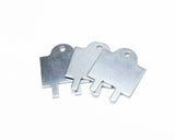 Three flat metal gouging torch wrenches