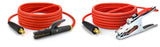 Orange Ultra-Flex welding leads with AF-50 holder, steel ground clamp and LC-40 connectors